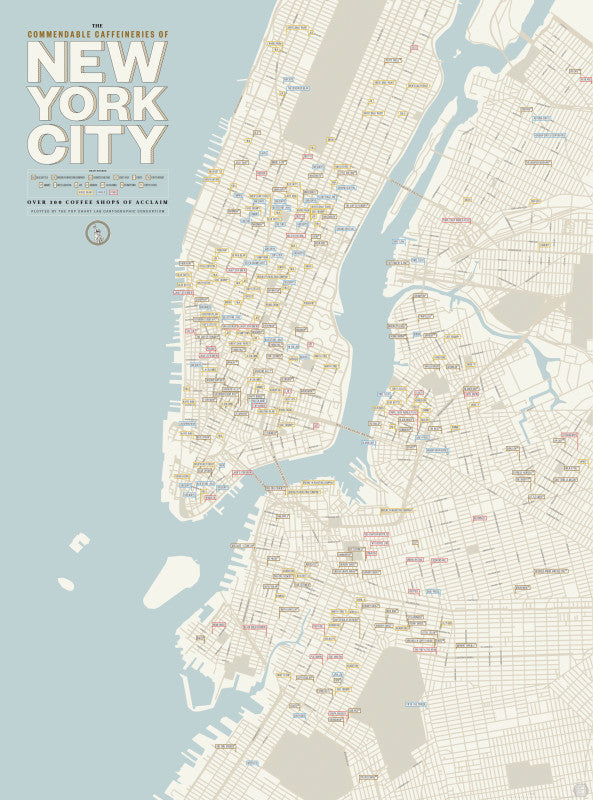 Win a Print of The Commendable Caffeineries of New York City